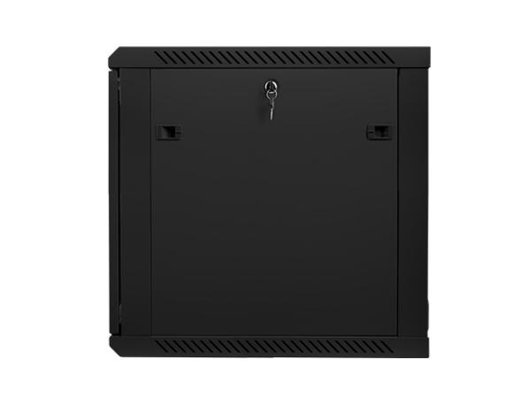 Nástenný rack 19" 12U 600X600mm čierny flat pack 
