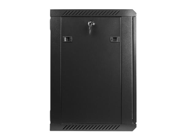 Nástenný rack 19"" 12U 600X450mm čierny flat pack 