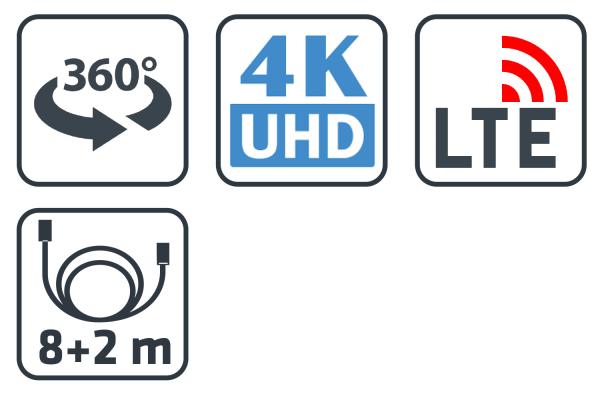 EVOLVEO Jade 3, aktívna vonkajšia anténa FM/ DAB+/ DVB-T2, filter LTE, 4G, 5G 