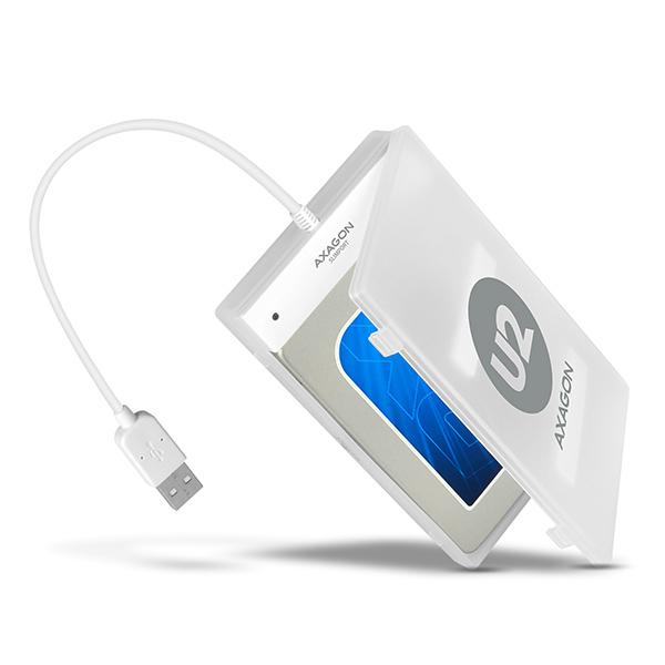 AXAGON ADSA-1S, USB2.0 - SATA HDD/ SSD adaptér vr. 2.5" púzdra 