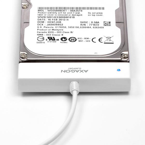 AXAGON ADSA-1S, USB2.0 - SATA HDD/ SSD adaptér vr. 2.5" púzdra 