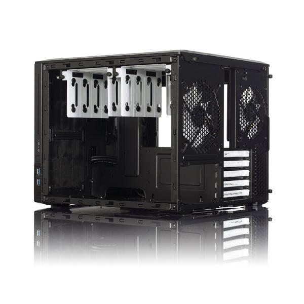 Fractal Design Node 804/ Mini ITX/ Transpar./ Čierna 