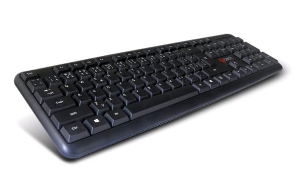 C-TECH KB-102/ Drôtová USB/ CZ- SK layout/ Čierna