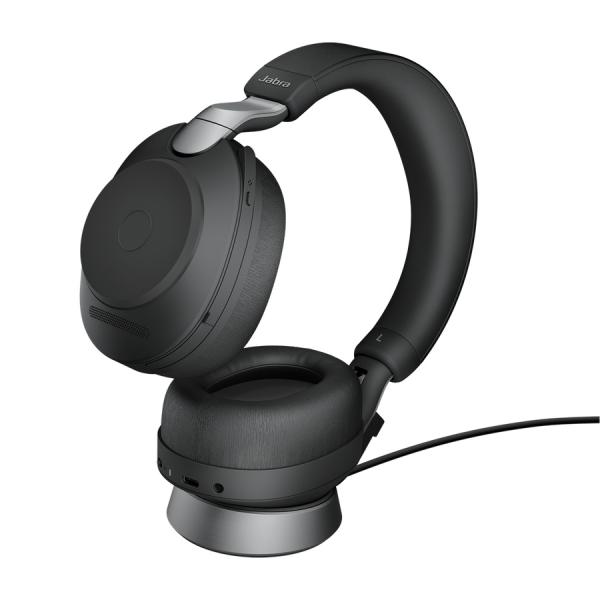 Jabra Evolve2 85/ Stereo/ ANC/ BT/ Bezdrať/ Stand/ Čierna