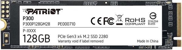 PATRIOT P300/ 128GB/ SSD/ M.2 NVMe/ 5R