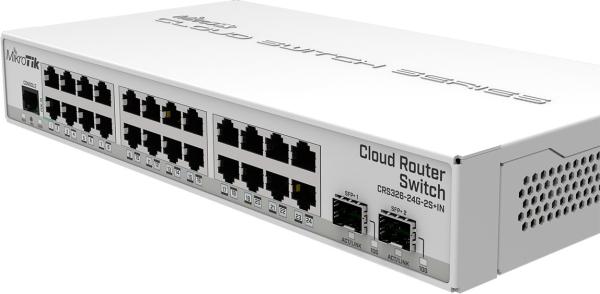 MikroTik CRS326-24G-2S+IN, 24port GB cloud router switch 