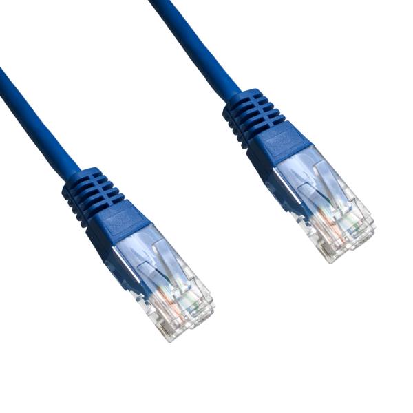DATACOM Patch cord UTP CAT6 0, 25 modrý