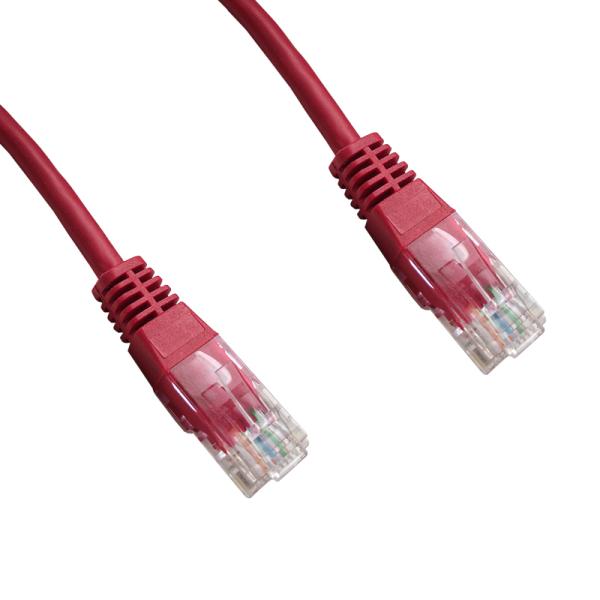 DATACOM Patch cord UTP CAT5E 1, 5m červený