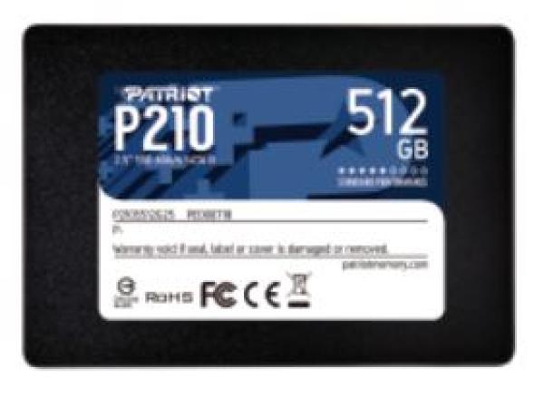 PATRIOT P210/ 512GB/ SSD/ 2.5"/ SATA/ 3R