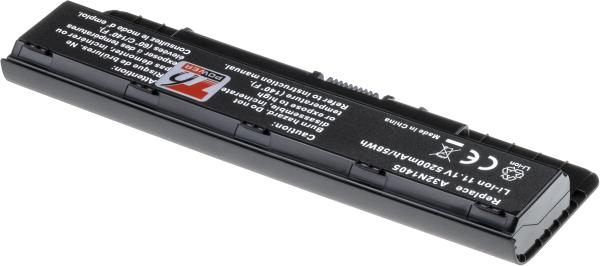 Batéria T6 Power Asus G741, G771, R555, R751, N551, N751, G551, GL551, 5200mAh, 58Wh, 6cell 