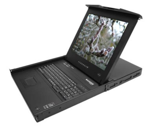 AdderView 19"" LCD šuplík + KVM