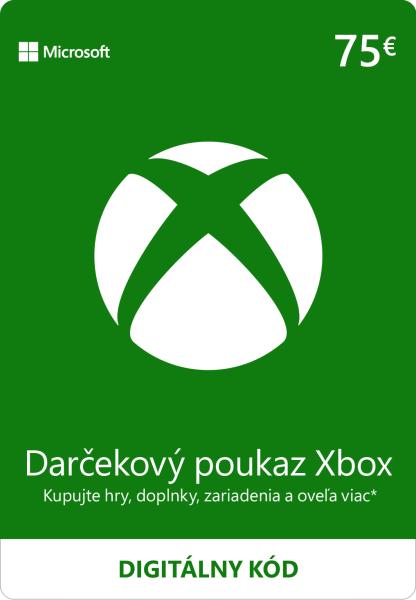 ESD XBOX - Dárková karta Xbox 75 EUR