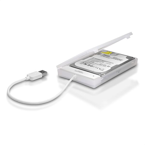 AXAGON ADSA-1S, USB2.0 - SATA HDD/ SSD adaptér vr. 2.5" púzdra 