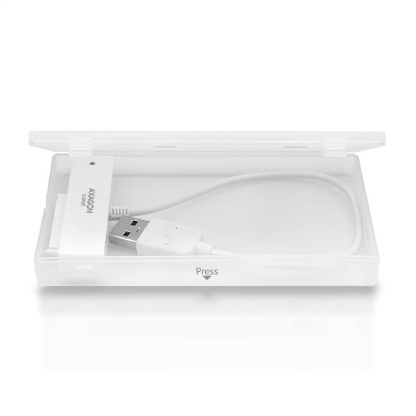 AXAGON ADSA-1S, USB2.0 - SATA HDD/ SSD adaptér vr. 2.5" púzdra 