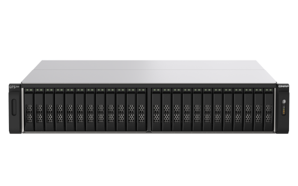 QNAP TS-h2490FU-7302P-128G (EPYC 3, 3 GHz, ZFS, 128 GB ECC RAM, 24 x 2, 5" U.2, 2 x 2, 5 GbE, 4 x 25 GbE) 