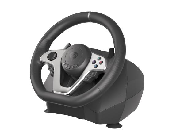 Herný volant Genesis Seaborg 400, multiplatformný pre PC, PS4, PS3, Xbox One, Xbox 360, N Switch 