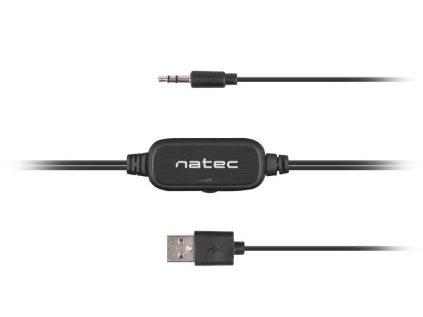 Natec reproduktory COUGAR/ Stereo/ 6W/ Čierna 