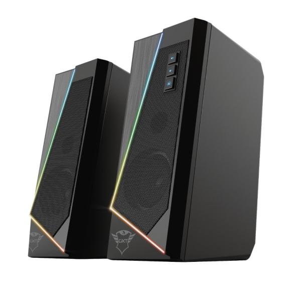 TRUST GXT609 ZOXA RGB/ Stereo/ 12W/ Čierna