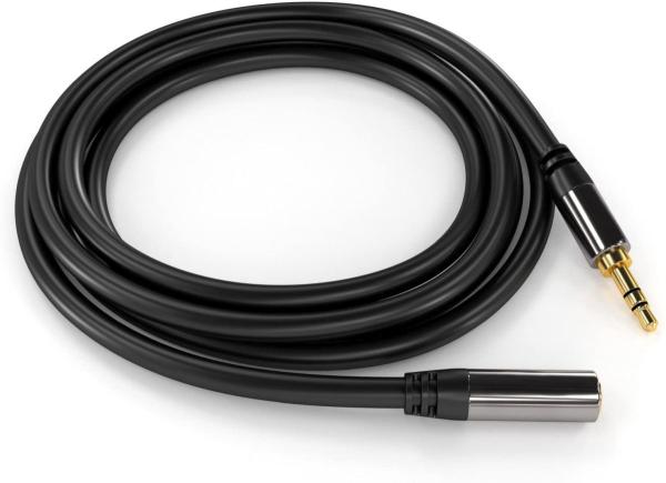 PremiumCord HQ tienený predlžovací kábel Jack 3.5mm - Jack 3.5mm M/ F 5m 