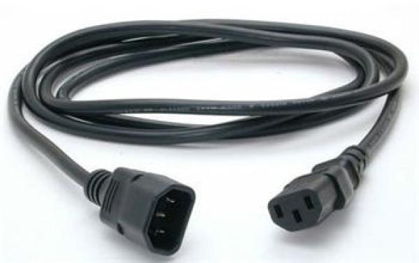 PremiumCord Predlžovací kábel - sieť 230V, IEC 320 C13 - C14, 2 m