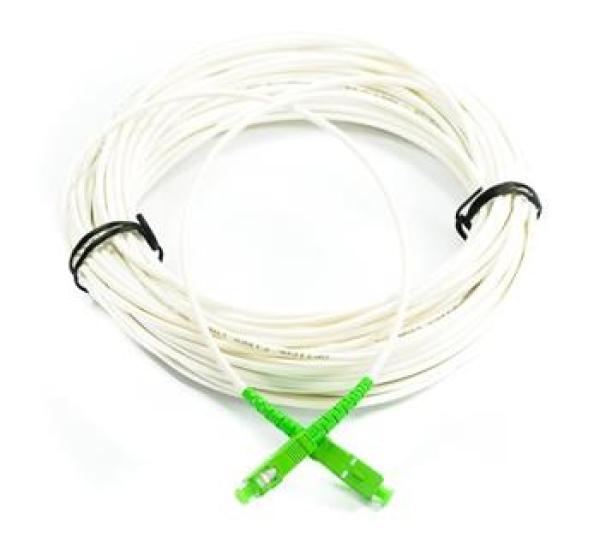 SC/ APC - SC/ APC simplex 9/ 125 SM 5m arm.biely 3mm B3 LSZH
