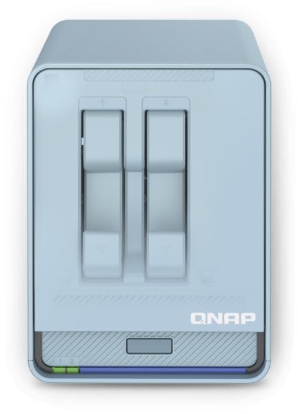 QNAP trojpásmový Wi-Fi SD-WAN Mesh AC2200 router/ NAS - QMiroPlus-201W (2x SATA / 1x 2, 5GbE / 4x GbE)