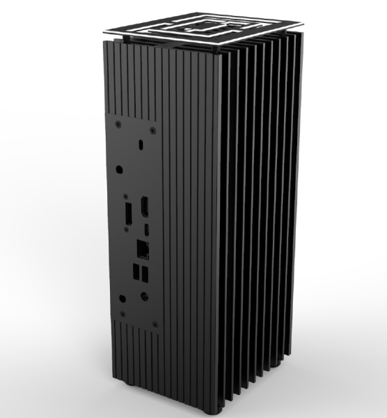 AKASA Turing A50 V2/ UCFF 4" x 4"/ Čierna