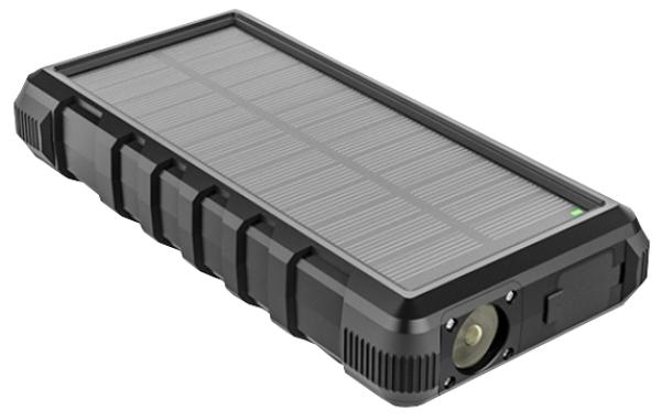 Solárna powerbanka VIKING W24W 24000mAh, QC3.0, bezdrôtové nabíjanie 