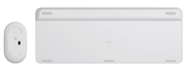 PROMO set Logitech slim Wireless MK470 - white, US 