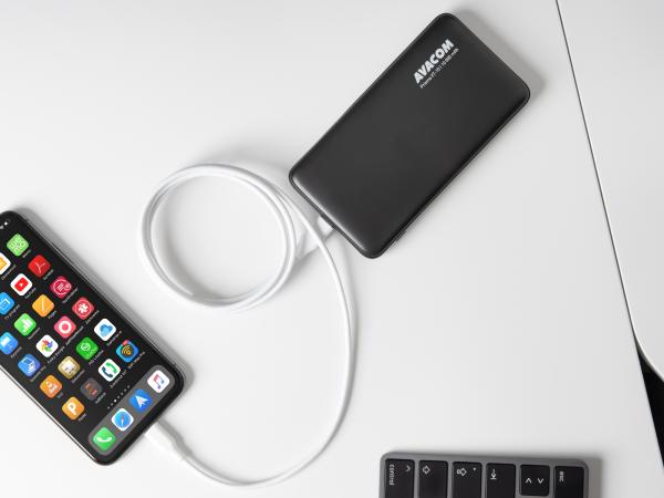 AVACOM MFIC-120W kábel USB-C - Lightning, MFi certifikácia, 120cm, biela 