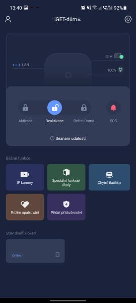 iGET SECURITY M5-4G Premium - Inteligentný 4G/ WiFi/ LAN alarm, ovládanie kamier a zásuviek, Android, iOS 