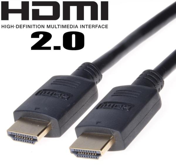Kábel HDMI PREMIUMCORD 2.0 High Speed + Ethernet, pozlátené konektory, 5 m
