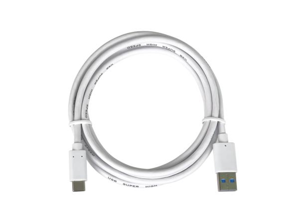 PremiumCord kábel USB-C - USB 3.0 A (USB 3.2 generation 2, 3A, 10Gbit/ s) 2m biela 