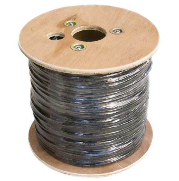 DATACOM UTP drôt CAT6 PE 100m čierny OUTDOOR 