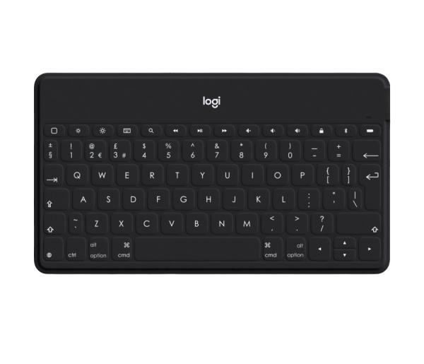 Logitech KEYS TO GO/ Bezdrôtová Bluetooth/ UK layout/ Čierna 