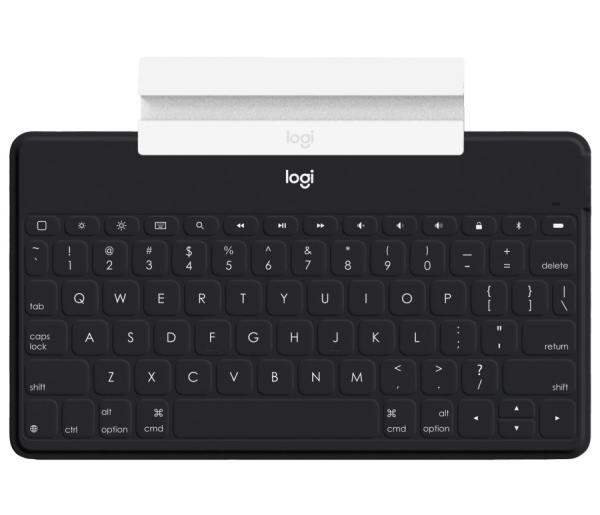 Logitech KEYS TO GO/ Bezdrôtová Bluetooth/ UK layout/ Čierna
