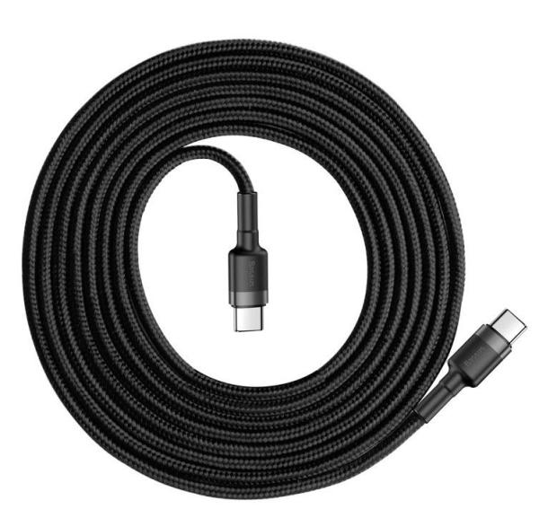 Baseus CATKLF-HG1 Cafule Kábel USB-C 60W 2m Gray/ Black 
