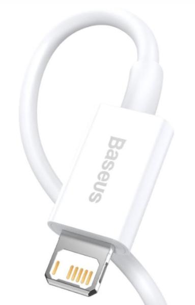 Baseus CALYS-B02 Superior Fast Charging Kábel Lightning 2.4A 1.5m White 