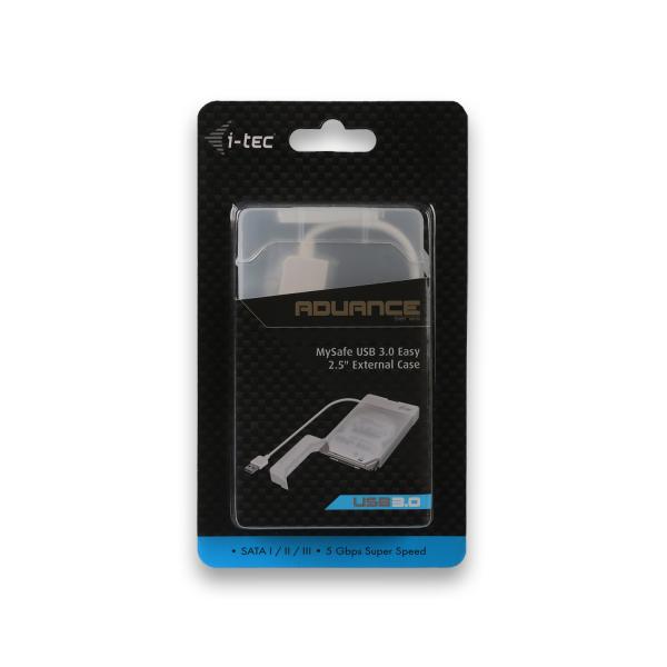 i-tec MYSAFE Easy 2, 5" USB 3.0 White 