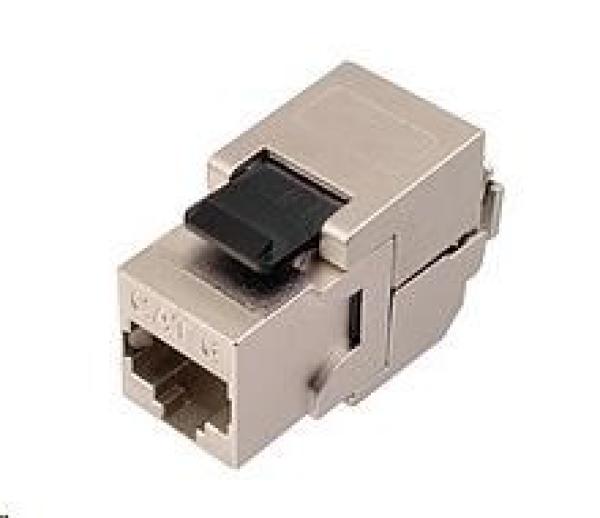 MULTIPACK 24 ks - rýchlozarezávací keystone Solarix CAT6A STP SXKJ-10G-STP-BK-NA Comp. Level a 4PPoE