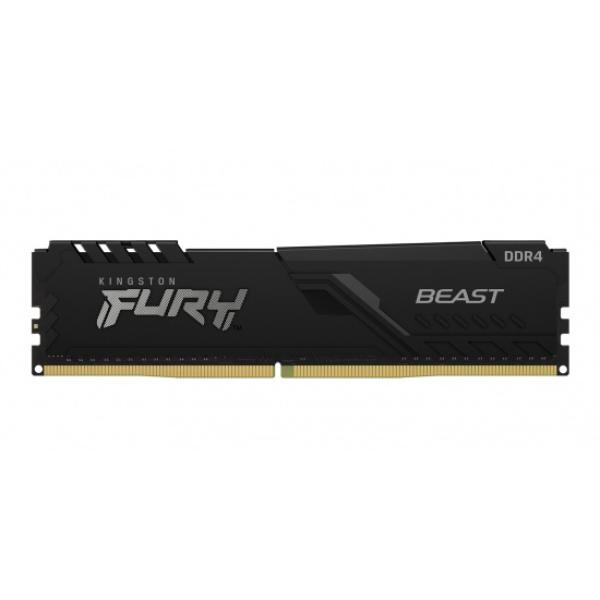 Kingston FURY Beast/ DDR4/ 16GB/ 3600MHz/ CL18/ 1x16GB/ Black