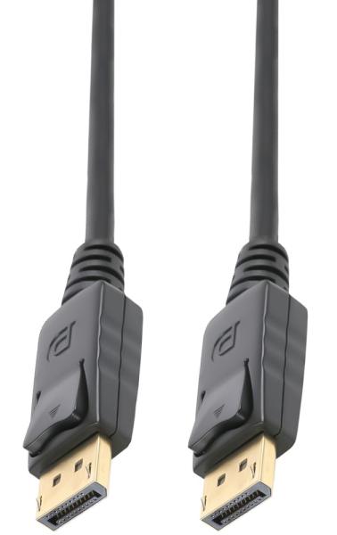 PremiumCord DisplayPort 2.0 prípojný kábel M/ M, pozlátené konektory, 1m 