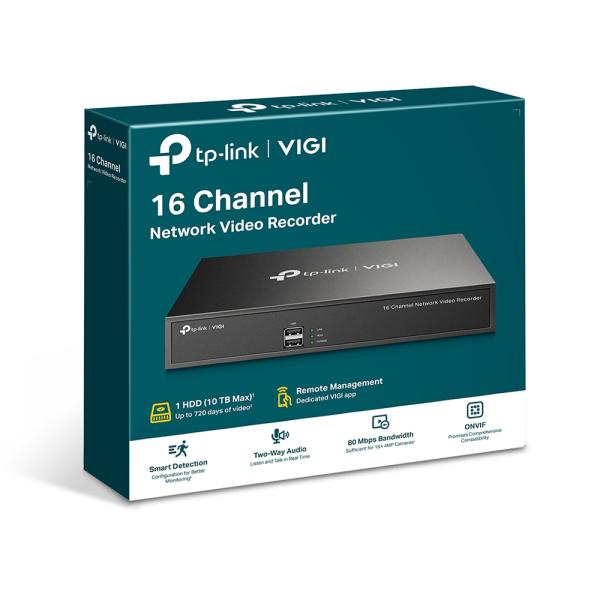 VIGI NVR1016H 16 Channel Network Video Recorder 