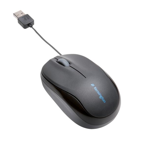 Kensington Pro Fit/ Cestovná/ Optická/ Drôtová USB/ Čierna