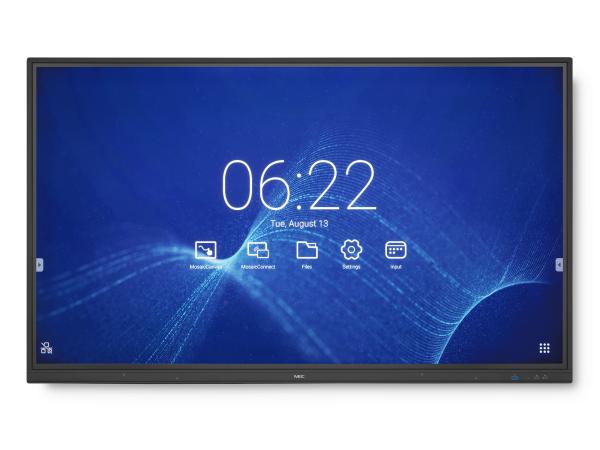 SHARP/NEC LCD 65" MultiSync CB651Q-2, 3840x2160, 350nit, 1200:1, 8ms, 12/7, VGA, HDMI, RS232, LAN, Dotyk, OPS Slot