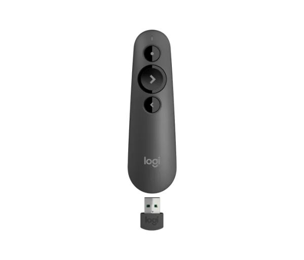 PROMO Logi Wireless Presenter R500s, USB GRAPHITE 