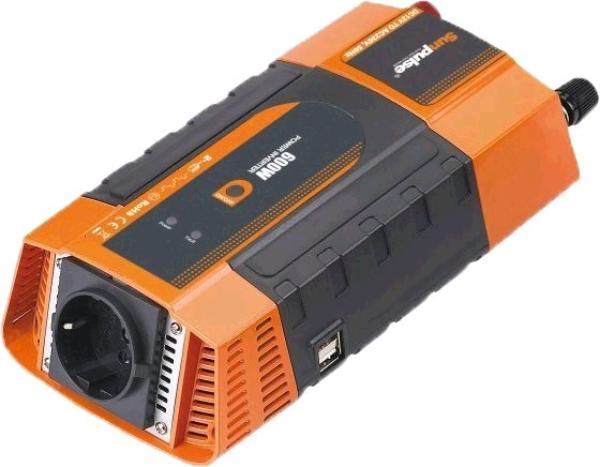 Menič napätia Carspa PID400 12V/ 230V+USB 400W, modifikovaná sínus, digitálny display