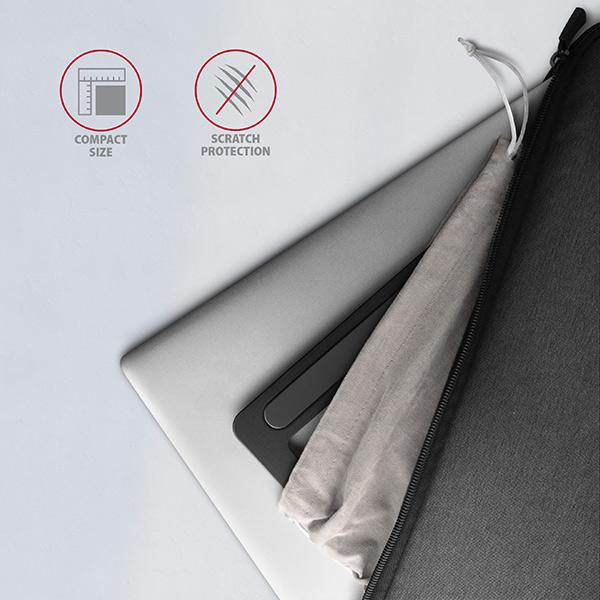 AXAGON STND-L, kovový stojan pre notebooky 10"-17.3", 4 nastaviteľné výšky, sivý 