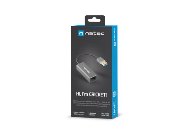 NATEC CRICKET externý Ethernet sieťová karta USB 3.0 1X RJ45 1GB kábel 