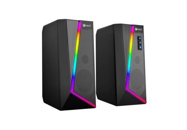 C-tech SPK-17/ Stereo/ 6W/ Čierna